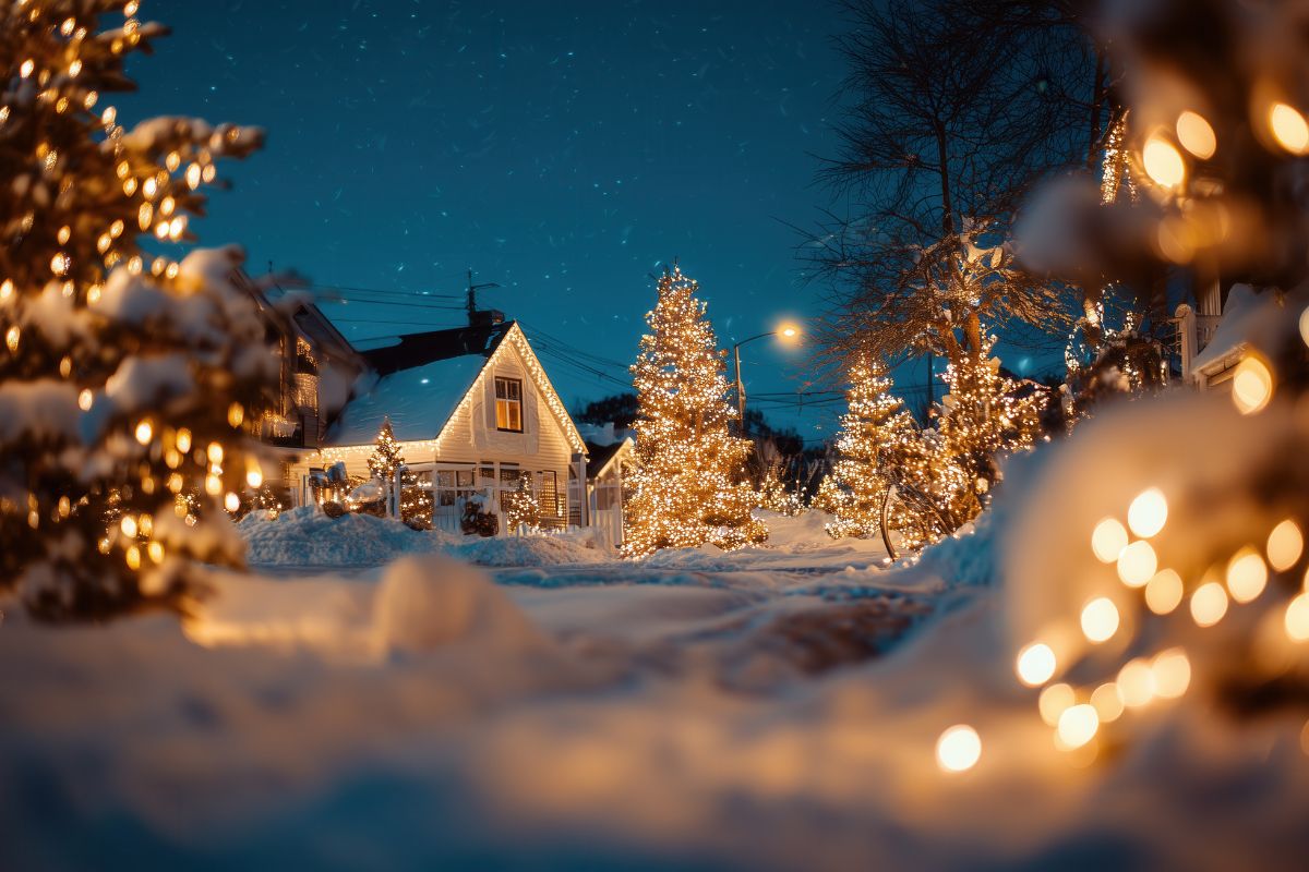 landscape lighting Sun Valley | deck lighting installation | Ketchum outdoor lighting | mountain home holiday lighting