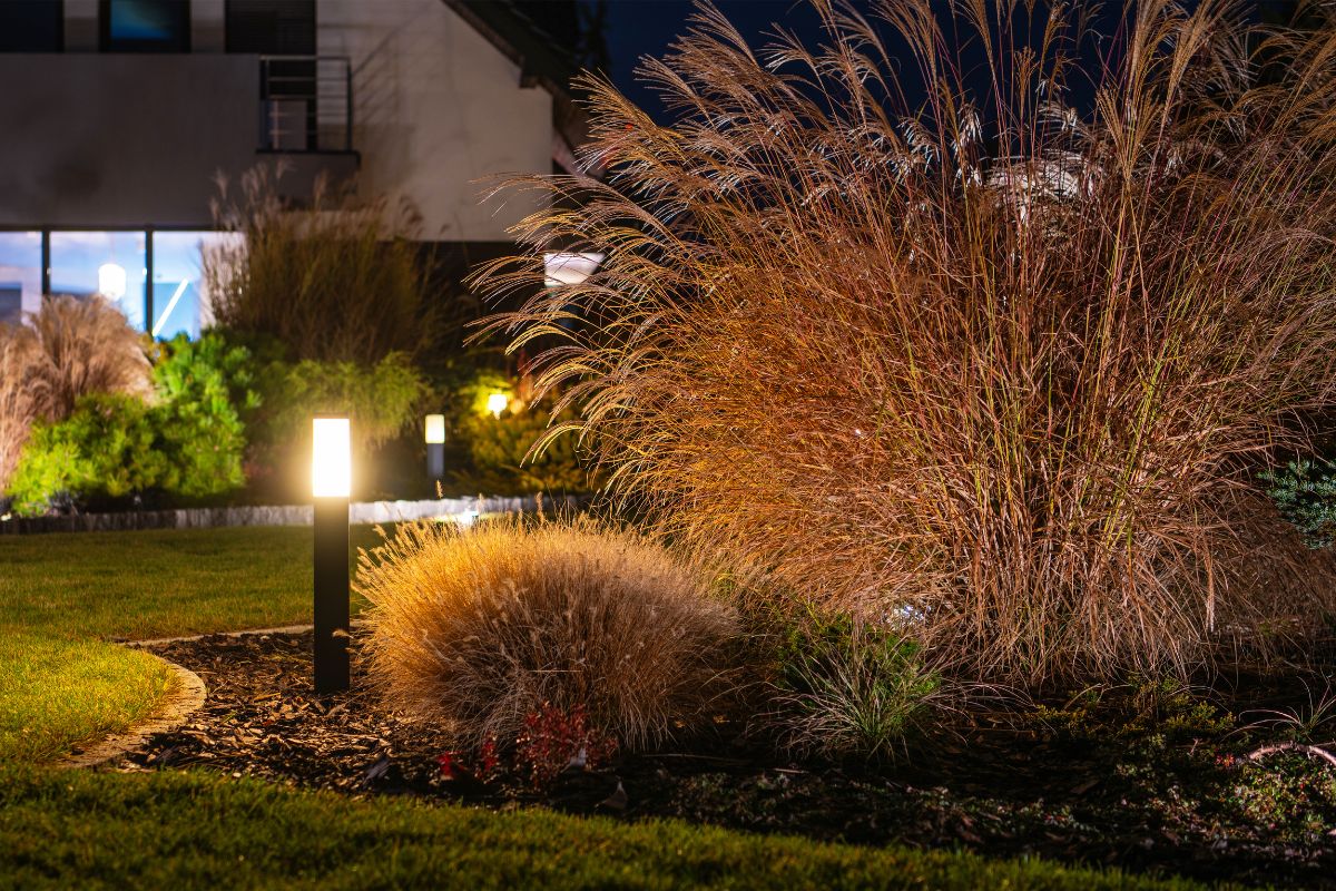 Idaho landscape lighting | patio lighting ideas | Idaho lighting specialists | mountain home outdoor lighting