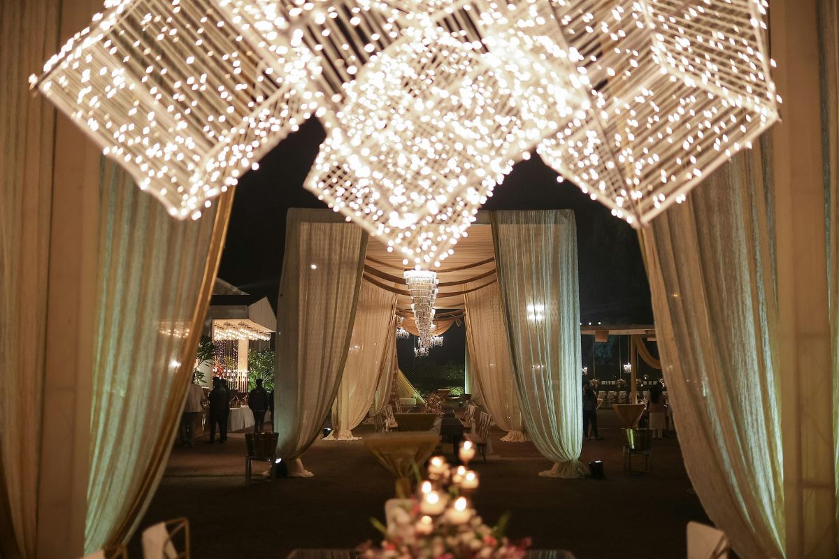 luxury outdoor lighting | outdoor event lighting | Wood River Valley lighting | custom lighting design Sun Valley